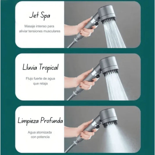 🔥 50% OFF POR TIEMPO LIMITADO – CABEZAL DE DUCHA MASAJEADOR MULTIFUNCIONAL 🔥 CON DIFERENTES MODOS Y LO MEJOR... SIN NECESIDAD DE HERRAMIENTAS!!