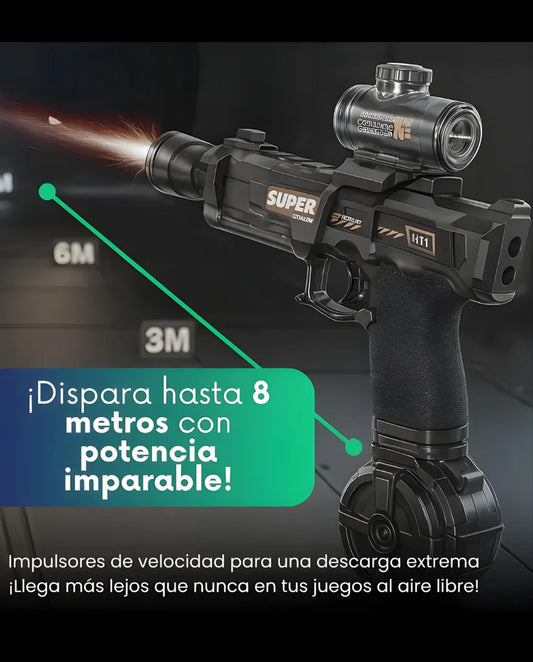 🔥 OFERTA ESPECIAL POR TIEMPO LIMITADO – PISTOLA DE AGUA CON LUCES LED Y MIRA 🔥 ⚡ Disparo de largo alcance, tanque grande y diversión asegurada para niños y adultos