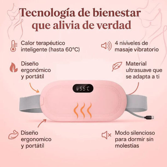 CINTURON TERMICO MENSTRUAL ¡EL MEJOR ALIADO PARA TU CICLO MENSTRUAL! 🌸🌸