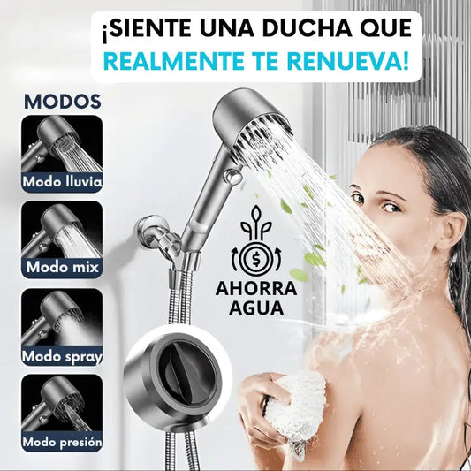 🔥 50% OFF POR TIEMPO LIMITADO – CABEZAL DE DUCHA MASAJEADOR MULTIFUNCIONAL 🔥 CON DIFERENTES MODOS Y LO MEJOR... SIN NECESIDAD DE HERRAMIENTAS!!